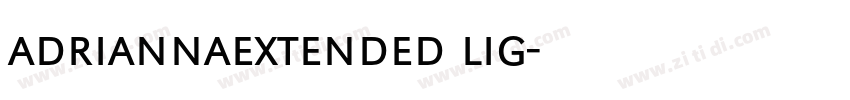 adriannaextended lig字体转换